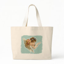 Guardian Angels Victorian Vintage Tote Bag