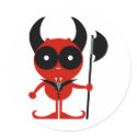 Guardian Devil stickers by QueenHare Guardian Devil stickers