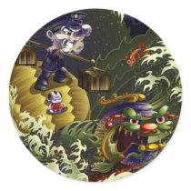 Guardian Of The South - Turtle stickers by MartinHsu Guardian Of The South - Turtle stickers