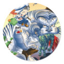 Guardian Of The West - Tiger stickers by MartinHsu Guardian Of The West - Tiger stickers