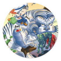 Guardian Of The West - Tiger stickers by MartinHsu Guardian Of The West - Tiger stickers