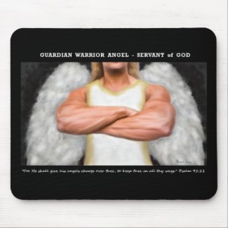 Guardian Warrior Angel Mousepad mousepad