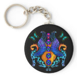 Guardians at Dawn Midnight Keychain