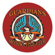 Guardians Motorcycle Club stickers by figstreetstudio Guardians Motorcycle Club stickers