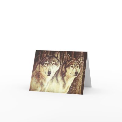 Guardians of the Forest Greeting Card by FaunaArt