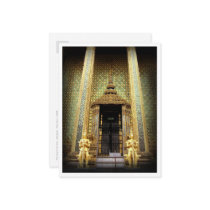 Guardians of the Golden Palace Thai Photo Postcard