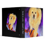 Guarding the Ball (puppy) Art Binder Album