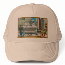 Guarding the Library, New York Trucker Hats