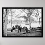 Guards at the Ferry near Georgetown, DC 1864 posters