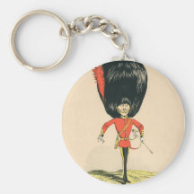 Guardsman from the British Army Key Chains