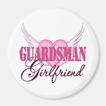 Guardsman Girlfriend Wings Fridge Magnets