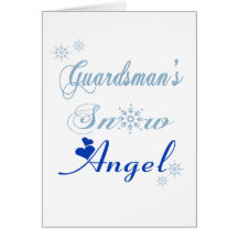 Guardsman's Snow Angel Card