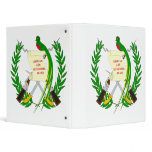 Guatemala Coat of Arms Binder