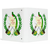 Guatemala Coat of Arms Binder