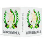Guatemala Coat of Arms Binder