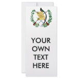 Guatemala Coat of Arms Customized Rack Card