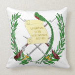 Guatemala Coat Of Arms Throw Pillow