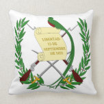 Guatemala Coat Of Arms Throw Pillows