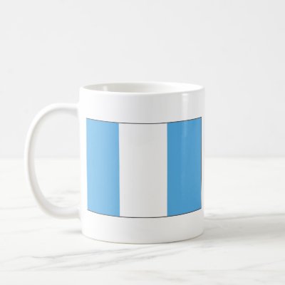 Guatemala Flag and Map Mug by