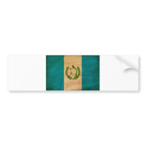 Guatemala Flag Bumper Sticker