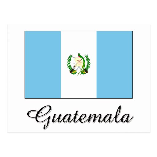 Guatemala Flag Design Post Cards