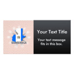 Guatemala Flag Map 2.0 Photo Greeting Card
