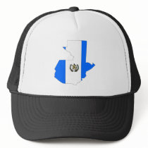 Guatemala Flag Map full size Mesh Hats