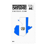 Guatemala flag map stamps