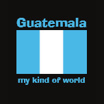 Guatemala Flag + Map + Text T-Shirt