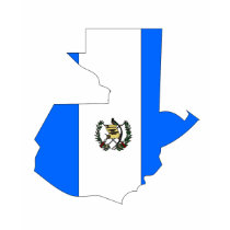 Guatemala flag map t-shirts