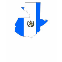Guatemala flag map t-shirts