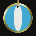 Guatemala Fisheye Flag Ornament