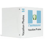 Guatemala Flag with name in Russian 3 Ring Binders