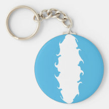 Guatemala Gnarly Flag Keychain