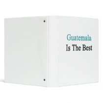 Guatemala Is The Best Binders