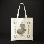 Guatemala Map Flag Border Bag
