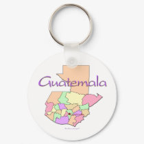 Guatemala Map keychains