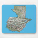 Guatemala Map Mousepad