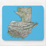 Guatemala Map Mousepad