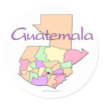 Guatemala Map stickers