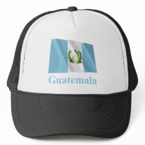 Guatemala Waving Flag with Name Hats