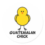 Guatemalan Chick Stickers
