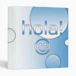 Guatemalan Gifts : Hello / Hola + Smiley Face 3 Ring Binders