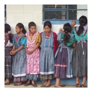 Guatemalan Girls Poster print
