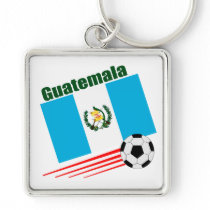 Guatemalan Soccer Team Keychains keychain