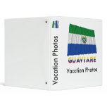Guaviare Waving Flag with Name 3 Ring Binders