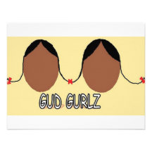 gud gurlz custom invitations