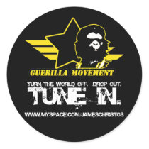 Guerilla Movement Sticker by jchristos Guerilla Movement Sticker