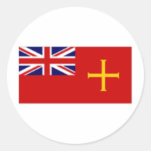 Guernsey Civil Ensign Flag Stickers