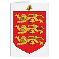 Guernsey Coat of Arms cards by FlagTshirts Guernsey Coat of Arms cards